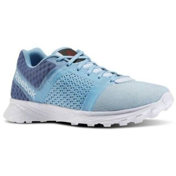 Reebok Blue and White Athletic Shoes with Breathable Mesh smoothfuse technology - Picture 1 of 14